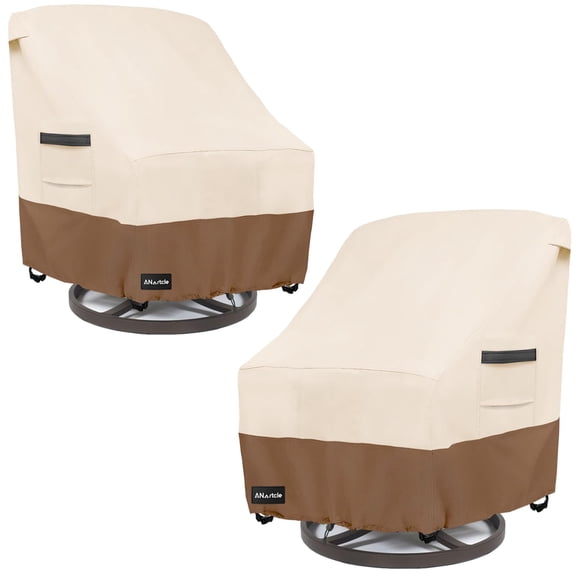 Cobertura para Silla de Exterior ANartcle Swivel Lounge 2 Paquetes Impermeable