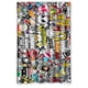 thumbnail image 1 of Cortina de ducha con diseño de bomba adhesiva, juego de cortinas de baño con ganchos, tamaño 60 x 72 pulgadas, 1 of 3