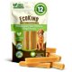thumbnail image 1 of Masticables de queso de yak EcoKind para perros, tamaño mediano, paquete de 12, naturales, 1 of 8