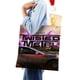thumbnail image 4 of Twisted Metal Bolso de tela con estampado de lienzo para mujer, bolsa de compras reutilizable y estética, con cremallera interior, regalo para mujer,40*40cm., 4 of 6
