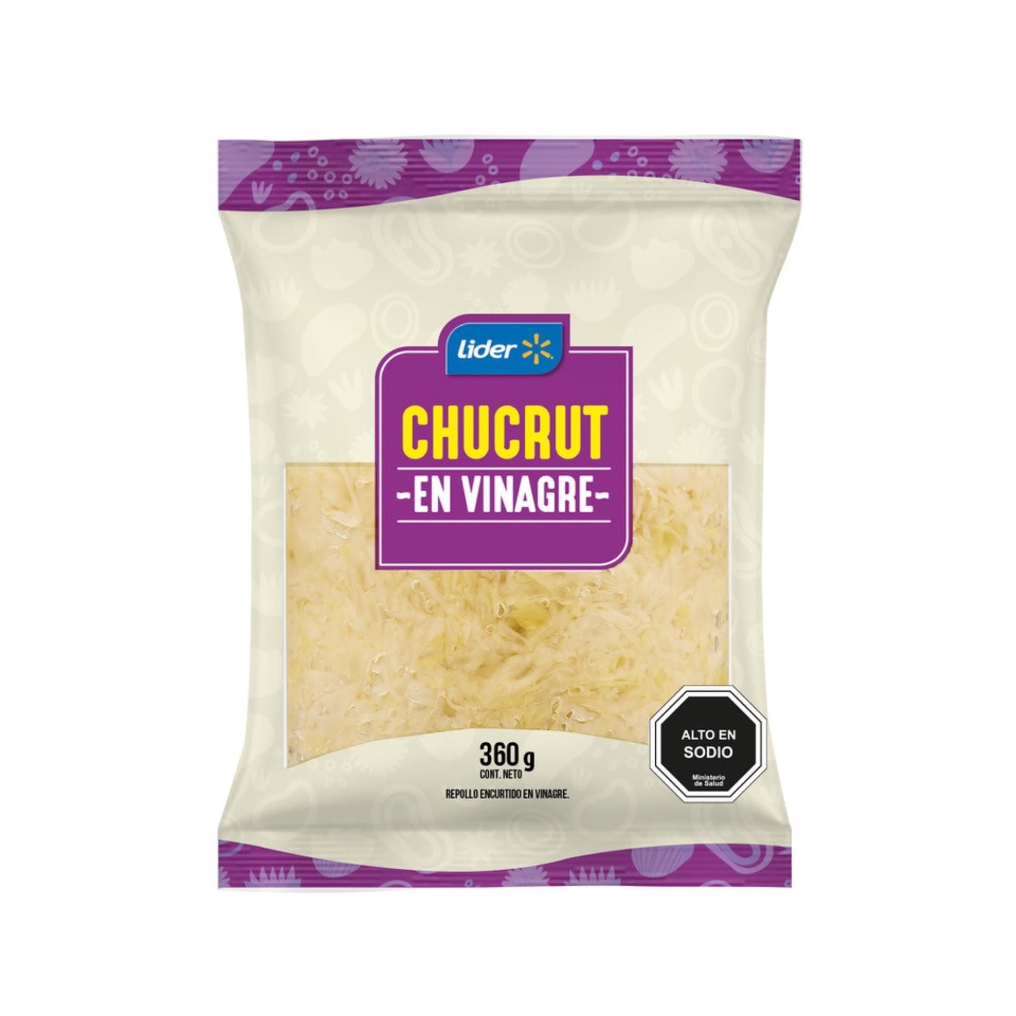 Chucrut En Vinagre 360 g Lider