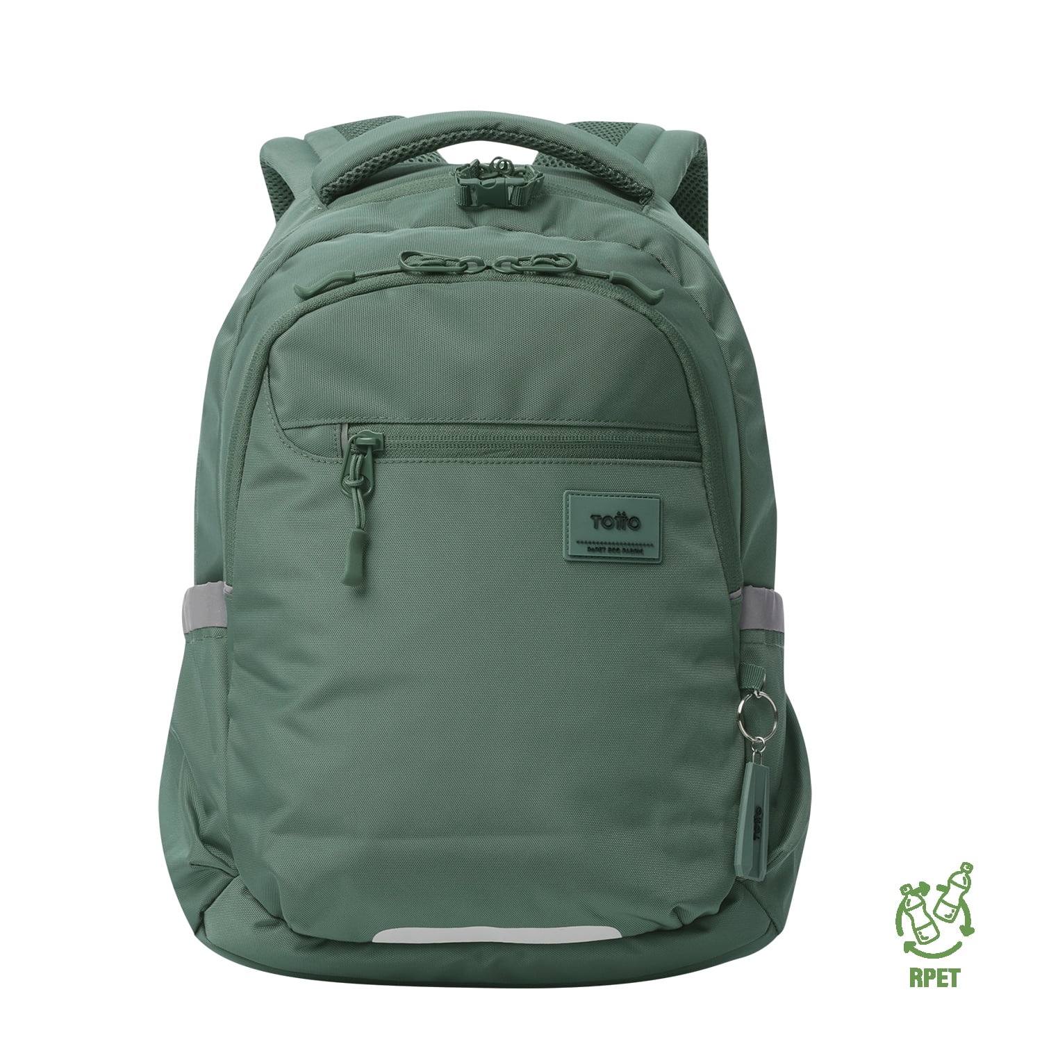 Mochila Urbana Juvenil Misisipi Notebook 14" Verde Para Hombre Totto