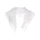 thumbnail image 1 of INSPIRE CHIC Velo Mantilla de Encaje con Brillantes de Imitación Elegante Pañuelo Triangular para Iglesia y Boda 51.2"x15.7" Blanco, 1 of 5