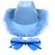 thumbnail image 2 of Accesory Set 4E's Novelty, sombrero vaquero azul claro con gafas de sol, 2 of 6