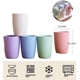 thumbnail image 2 of Vaso reutilizable ecológico de paja de trigo, vaso biodegradable y saludable, juego de 5 colores, 5 unidades, vaso de paja de trigo, vaso para la boca, cepillo de dientes, vaso para el desayuno, 5 un, 2 of 6