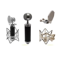 Philco - Kit Microfono Estudio Antipop Soporte Metalico