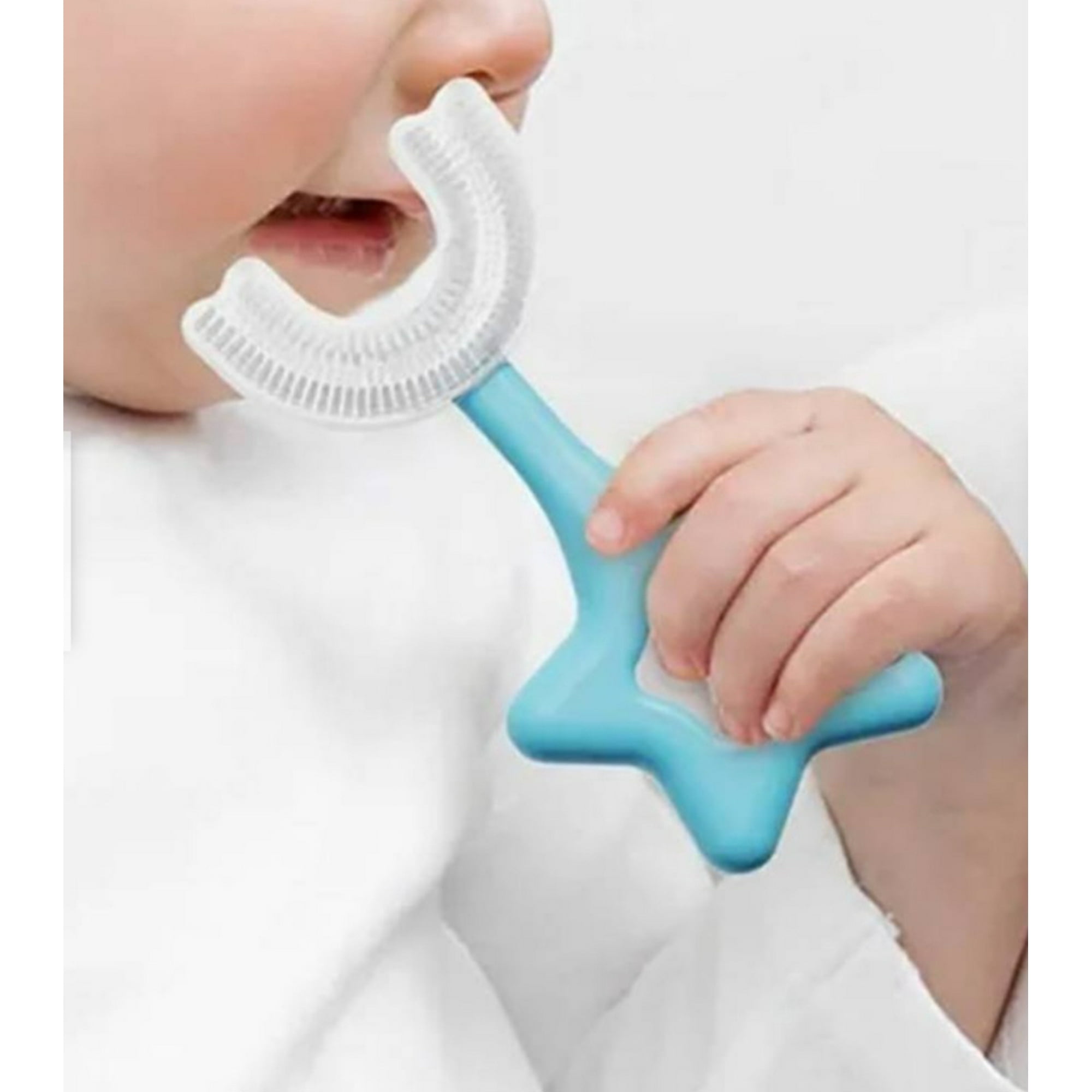 Mundo Eve - Cepillo Dientes Infantil Silicona Diseños Celeste