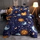 thumbnail image 1 of Sun Moon And Stars Perfect Gifts For Lover Birthday Quilt Duvet Cover Set3-Piece Bedding Set, 1 of 5