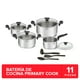 thumbnail image 3 of Batería de Cocina 11 Piezas E308Sb74 Acero Inoxidable Plateado, 3 of 9