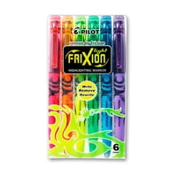 Set 6 Destacadores Frixion Light Punta Biselada Pilot