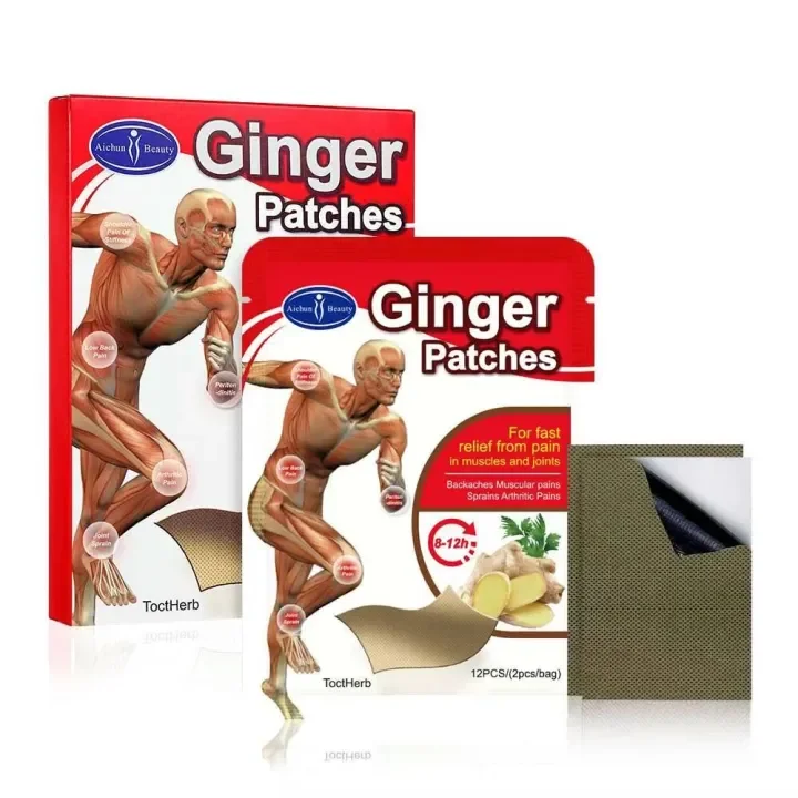 Aichun Beauty - Parches De Jengibre Para Aliviar Dolores Musculares