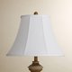 thumbnail image 2 of Pantalla de lámpara Springcrest 23x46x33 cm Blanco forma de campana, 2 of 9