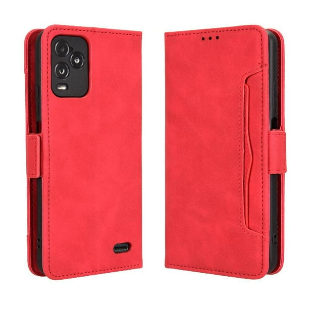 Funda Tipo Billetera FOXDOCK para BLU View 5 Pro – Tapa Flip con Tarjetero