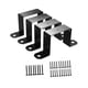 thumbnail image 5 of 4x Post Post clips soportes de estaca de cubierta versátiles versátiles fáciles de instalar pesado resistente con sujetadores de hardware de tornillo, 5 of 5