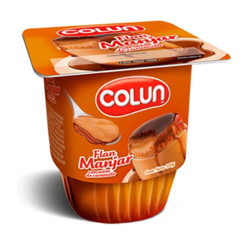 Flan Manjar Postre 100 g Colun