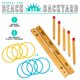 thumbnail image 2 of Ring Toss Game Franklin Sports de madera con 4 anillos de plástico, 2 of 4