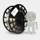 thumbnail image 2 of Filamento 3D Pla+ Transparente, 2 of 2