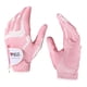thumbnail image 1 of Guante De Golf Para Mujer Guantes De Golfista Transpirables Para Mano Izquierda Y Derecha Rosa Blanco XXL, 1 of 5