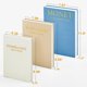 thumbnail image 3 of Juego de 3 Cajas Decorativas tipo Libro en Lino Azul – JARLINK, 3 of 8