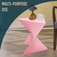 thumbnail image 4 of Mesa auxiliar LeisureMod moderna con detalles en rosa para dormitorio y sala de estar, 4 of 9