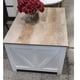 thumbnail image 4 of Mesa de centro 2 niveles 80 × 60 × 45 cm Blanca y roble natural, 4 of 7