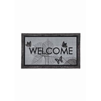 Genérico - Alfombra Limpiapiés Felpudo De Entrada Con Mariposas