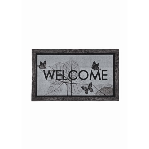 Genérico - Alfombra Limpiapiés Felpudo De Entrada Con Mariposas