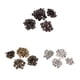 thumbnail image 4 of 90 Sets botones a presión de metal Press Stud Popper sujetadores de fibra de bronce negro, 4 of 5