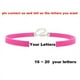 thumbnail image 1 of Hot Sexy Rose Red Suede Leather Collar Rhinestone Letters Choker Harajuku DIY Customized Necklaces Lovers BDSM Cosplay Jewelry, 1 of 3