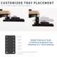 thumbnail image 5 of Soportes para bandeja de teclado VIVO MOUNT-KB5SP negro, 5 of 9