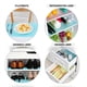 thumbnail image 2 of 4pcs Refrigerator Liners Mats Washable, Refrigerator Mats Liner Waterproof Oilproof, Fridge Liners For Shelves, Cover Pads For Freezer Glass Shelf Cupboard Cabinet Drawer, 2 of 4