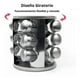 thumbnail image 2 of Rack Condimentero Giratorio Plateado 12 Piezas Especiero, 2 of 2