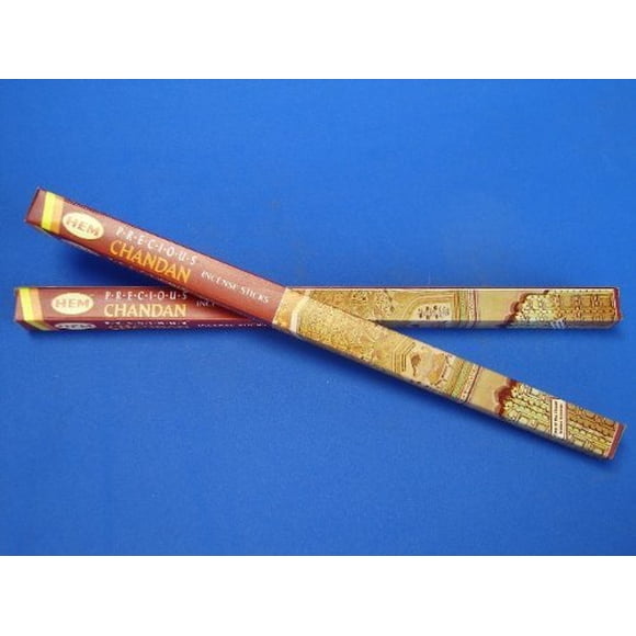 Incense HEM Chandan en varillas de incienso 32 unidades (4 cajas)