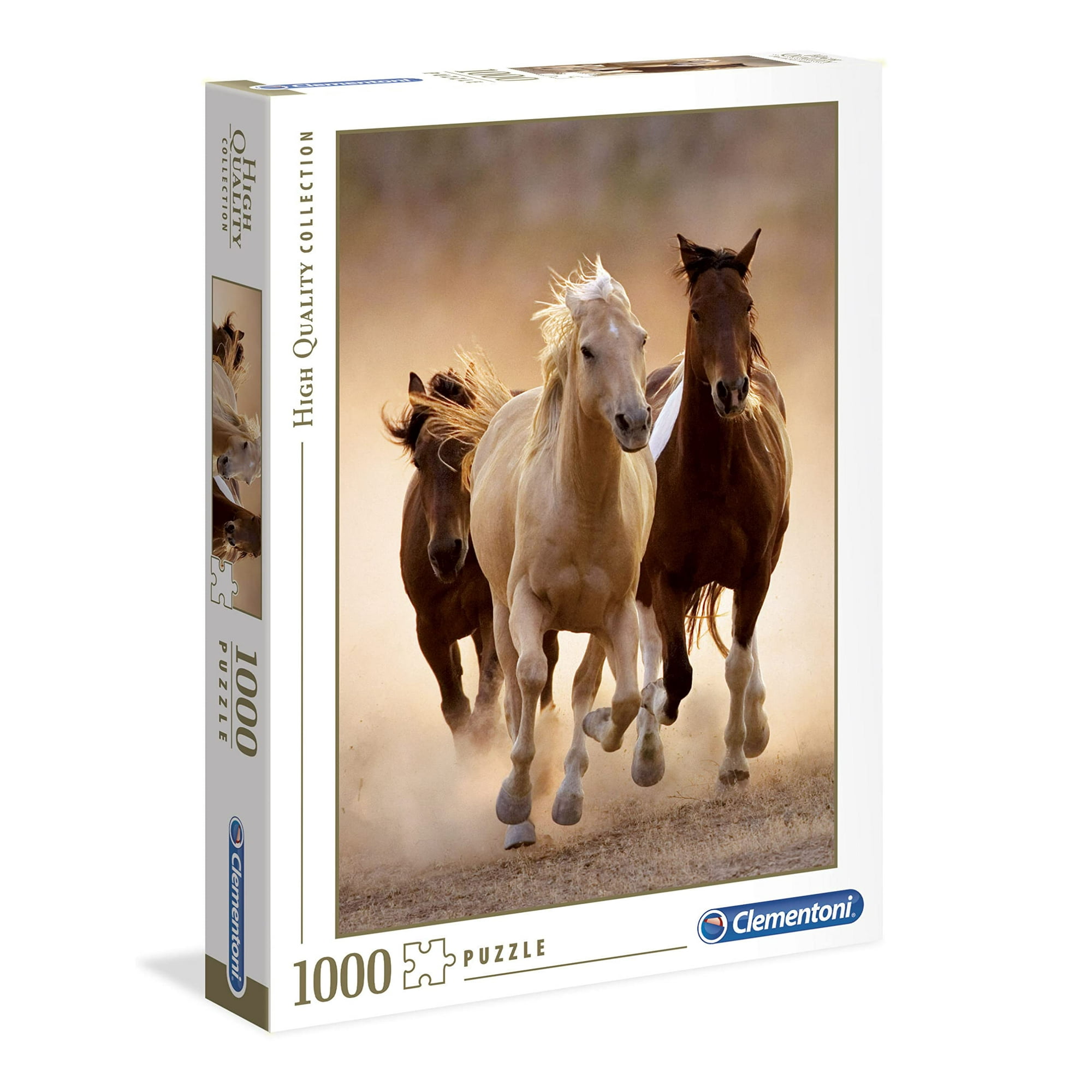 Puzle Clementoni Running Horses De 1000 Piezas