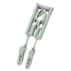 thumbnail image 3 of Percha Plegable De Viaje Ropa Interior Antideslizante Con Estante De Secado Con Clip Verde, 3 of 3