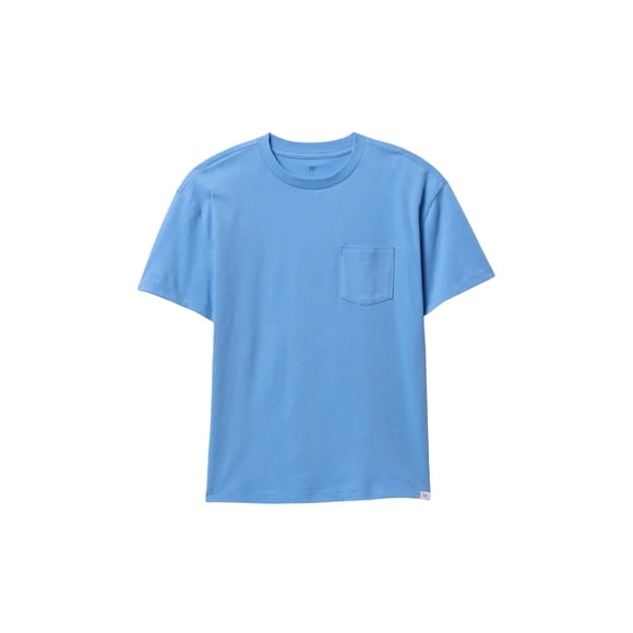 Camiseta GAP para niños Pocket Crew Union Blue, talla M