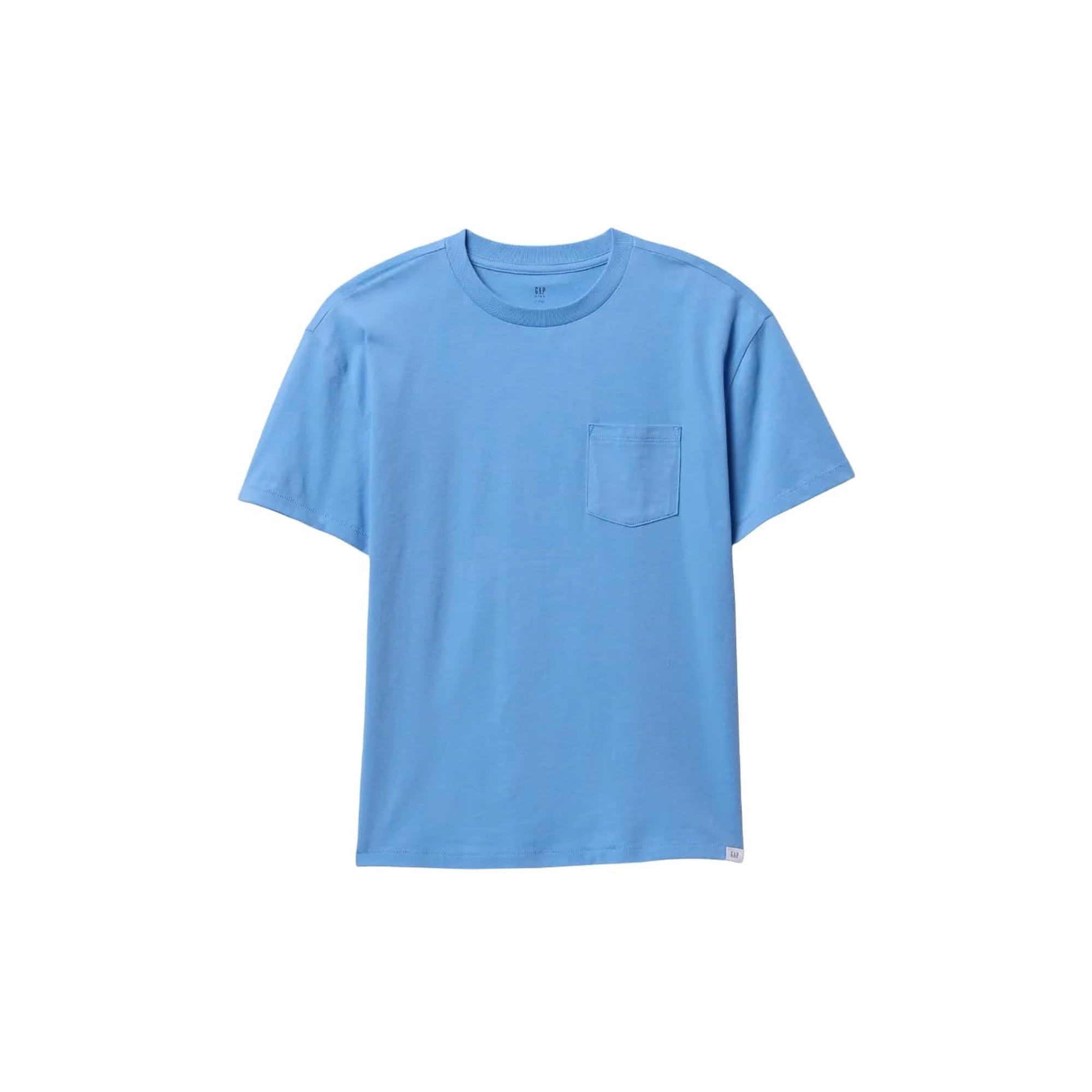 Camiseta Gap Para Niños Pocket Crew Union Blue, Talla M