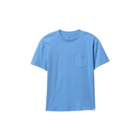 Camiseta Gap Para Niños Pocket Crew Union Blue, Talla M
