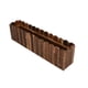 thumbnail image 2 of Maceta de madera maciza, contenedor de plantas, accesorios rectangulares para balcón, caja de madera rústica, macetero para exteriores para ventana de Pequeño, 2 of 5