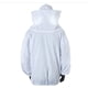 thumbnail image 4 of Chaqueta de apicultor con gorro, gorro de protección profesional, traje de apicultura con cremallera para apicultores (blanco), 4 of 5