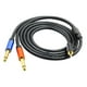 thumbnail image 3 of Adaptador De Cable De Audio De 6 35 A 3 5 De 100 Cm Cable Dual Accesorios Cable De Audio De Extensión Estéreo Cable De Cable De 1 4 A, 3 of 5