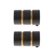 thumbnail image 4 of 2pcs cabeza de barra de cortina / extremos / cortinas finales de polo diámetro 28mm cilindro negro, 4 of 4