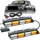 thumbnail image 1 of Luces estroboscópicas de emergencia para salpicadero, 32 LED, color ámbar y blanco, 1 of 9