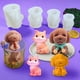 thumbnail image 2 of 1pc Teddy Dog Ice Cube Mold, Mousse Cake Silicone Mold, Creative Cute Animal Shaped Epoxy Mold, DIY Tools, 2 of 3