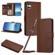 thumbnail image 1 of Funda Cartera Trébol para Samsung Galaxy A06/A07 4G/5G con Ranuras Tarjetas y Carga Inalámbrica Marrón, 1 of 6