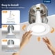 thumbnail image 4 of Luz Empotrada LED Amico 5/6" 12W Regulable Paquete de 4, 4 of 6