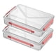 thumbnail image 1 of Cajas de almacenamiento para archivos RHONZHAO de plástico transparente con tapas de cierre, 1 of 7