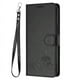 thumbnail image 3 of Funda tipo cartera FOXDOCK para Samsung Galaxy S25 con soporte, ranuras, RFID, diseño de gato, 3 of 5