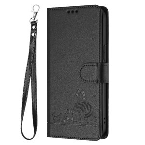 Funda Tipo Cartera Foxdock Para Xiaomi Redmi Note 13 Pro 4G Con Soporte, Ranuras, Rfid, Diseño De Gato