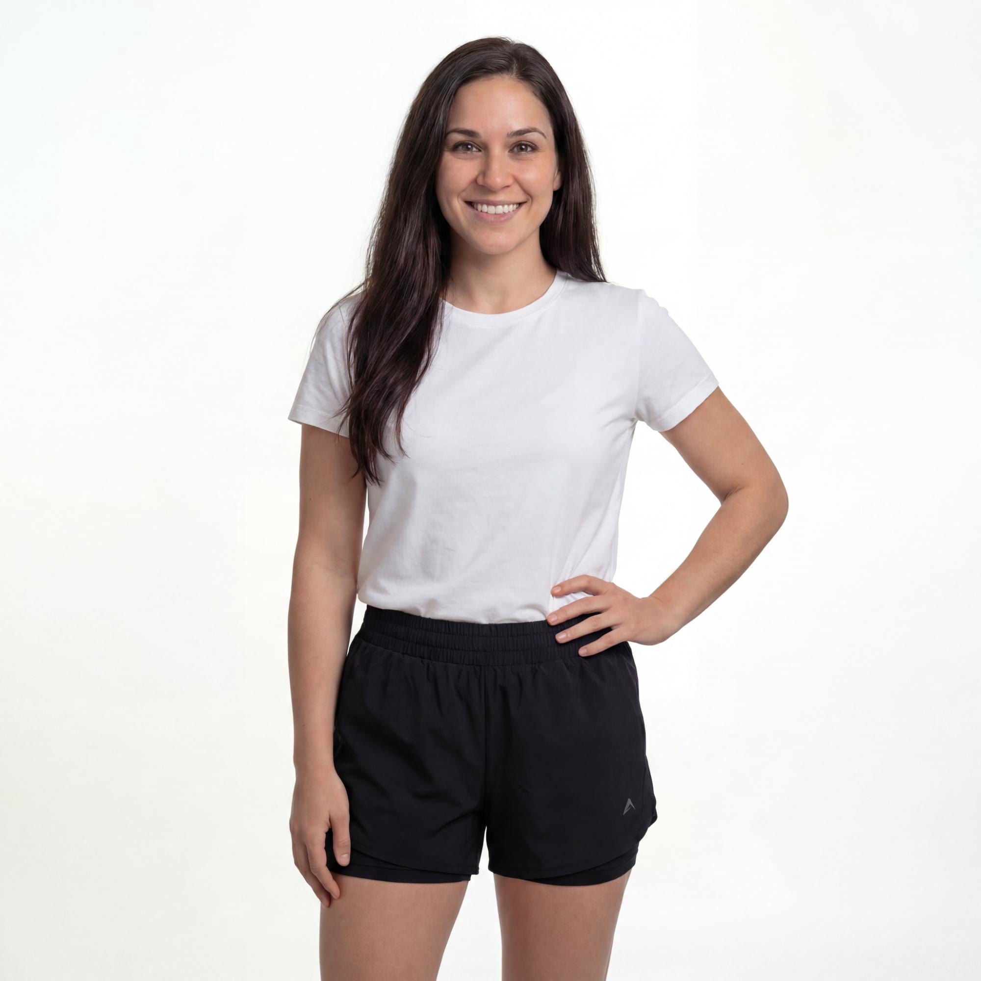 Short Deportivo Mujer Negro XS